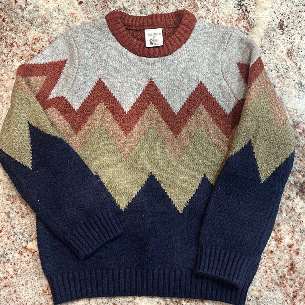 Toddle Boys Okie Dokie size 3t fall sweater